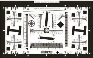 视频清晰度测试卡的数字是什么意思?