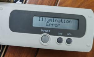 日本CR10色差仪Illumination Error故障维修