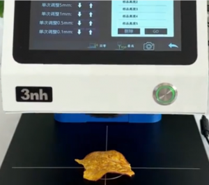 非接触式分光测色仪YL4660测量食品地瓜片颜色的方法