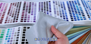 轻纺城/中大布匹市场：罗纹找色不用翻色卡，色差仪1.5s快速匹配