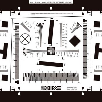 ISO12233分辨率测试卡(增强型)
